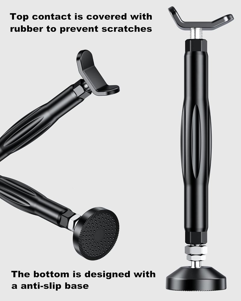 BRCOVAN Motorcycle Stand Wheel Chain Cleaning Maintenance Stand, Portable Lift Stand Jack, Replacement Ridding Emergency Tool for All Motorcycle, Set Includes Brake Buckle - Image 4